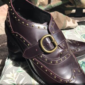 MARC FISHER BRYLEIGH Burgundy Wine Red STRAP SHOES Men’s 10 M